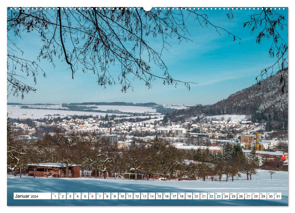 Heilbad Heiligenstadt Vues sur la ville (Calvendo Premium Calendrier mural 2024) 