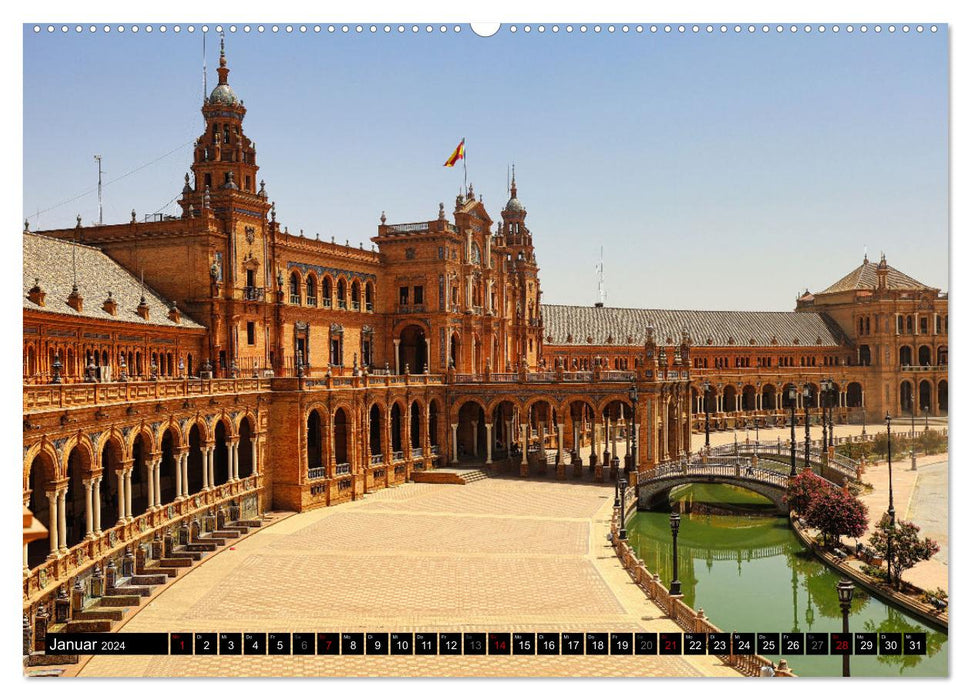 Sevilla, eine der schönsten Städte der Welt (CALVENDO Wandkalender 2024)