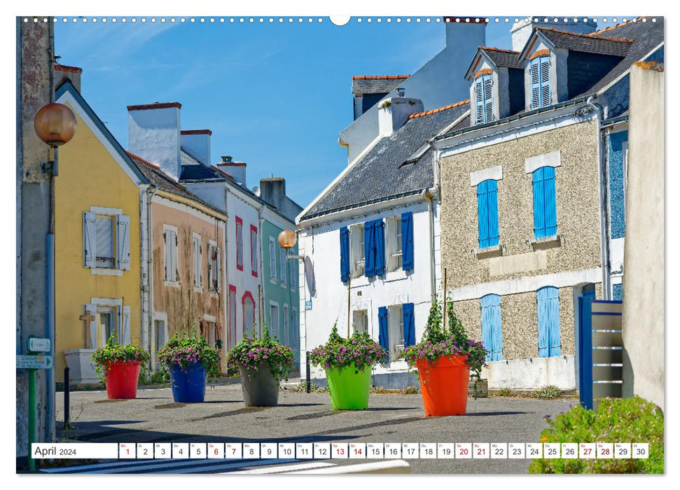 Belle Ile en Mer - Ein bretonisches Paradies (CALVENDO Premium Wandkalender 2024)