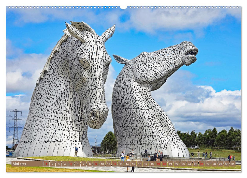 Urlaub in Schottland (CALVENDO Premium Wandkalender 2024)
