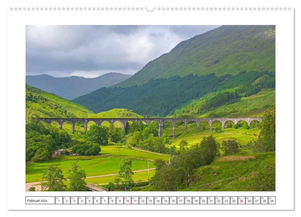 Schottland - eine Rundreise (CALVENDO Premium Wandkalender 2024)