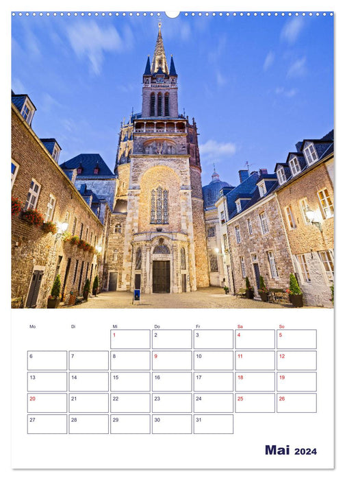 Aix-la-Chapelle magique (Calvendo Premium Calendrier mural 2024) 