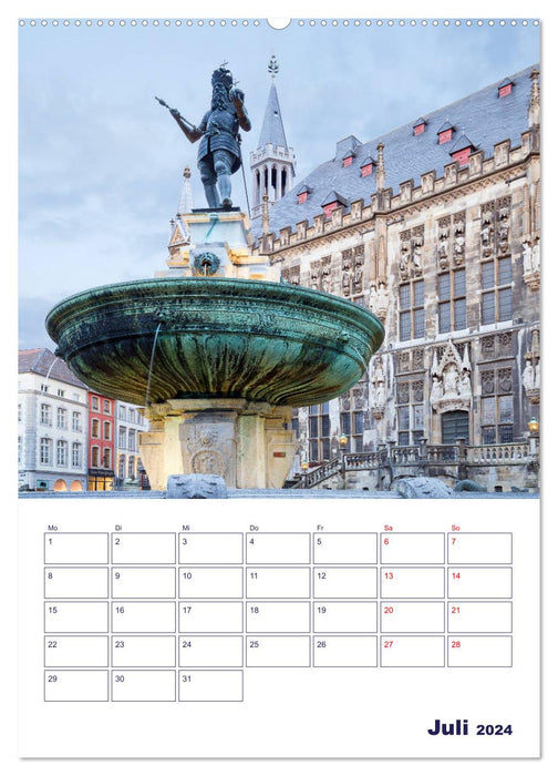 Zauberhaftes Aachen (CALVENDO Premium Wandkalender 2024)