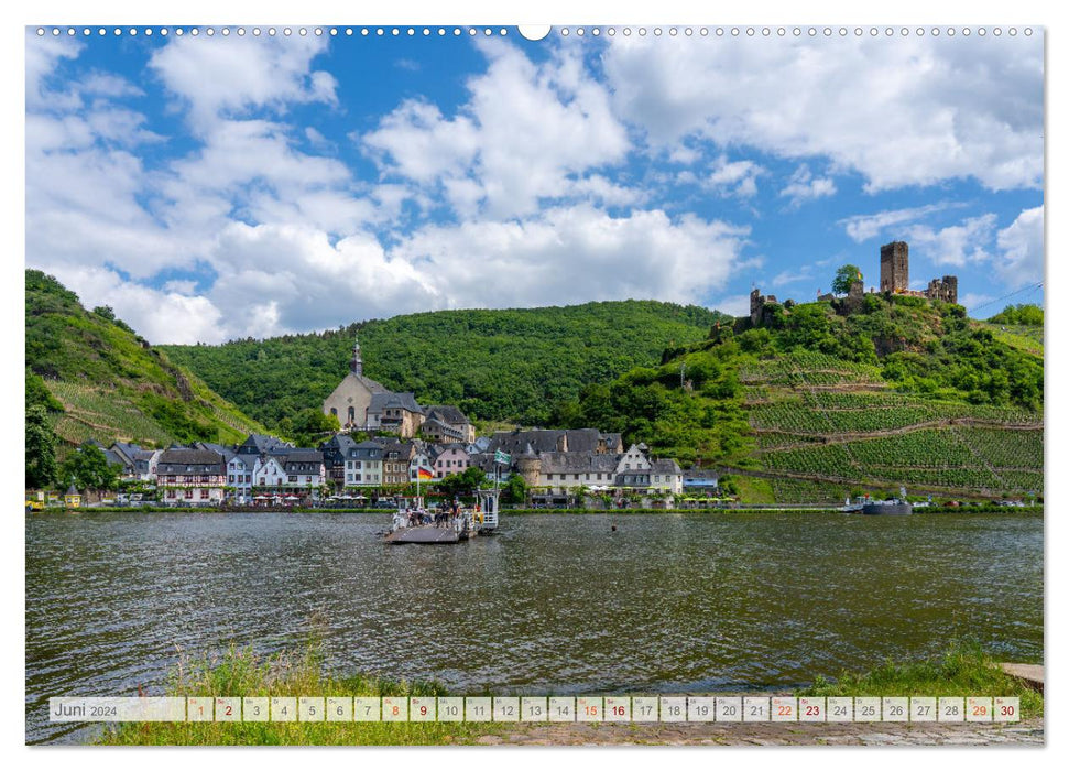 Die Mosel zwischen Koblenz und Trier (CALVENDO Premium Wandkalender 2024)