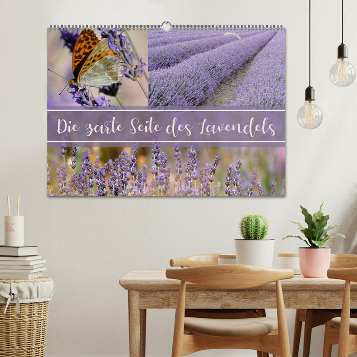 Die zarte Seite des Lavendels (CALVENDO Wandkalender 2024)