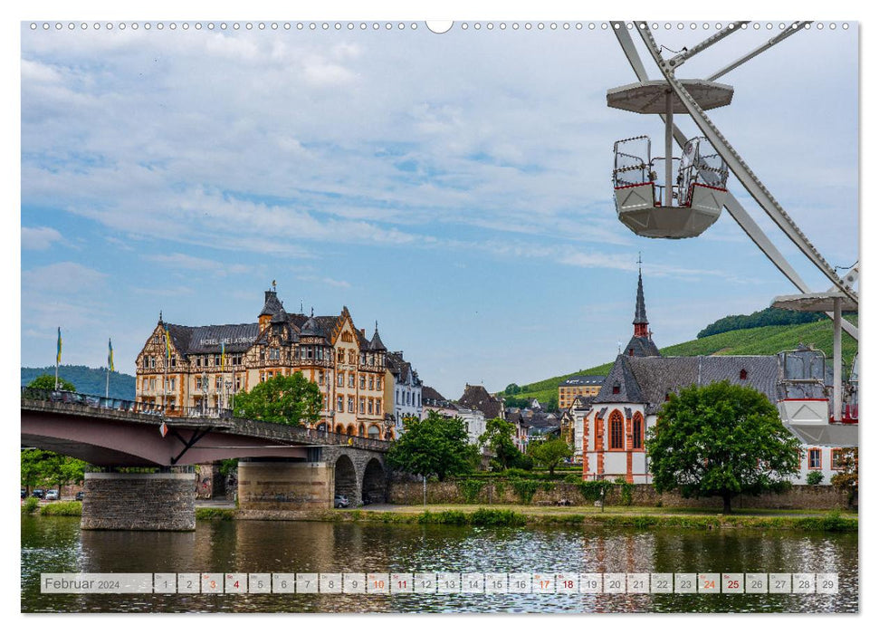 Die Mosel zwischen Koblenz und Trier (CALVENDO Wandkalender 2024)