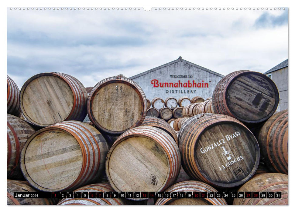Islay – La maison du whisky de malt (Calvendo Premium Wall Calendar 2024) 