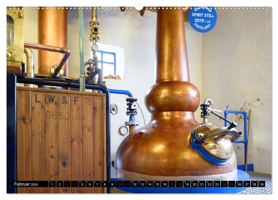 Islay – La maison du whisky de malt (Calvendo Premium Wall Calendar 2024) 