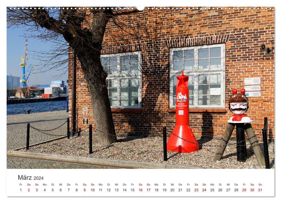 Notre belle Wismar (Calendrier mural CALVENDO Premium 2024) 