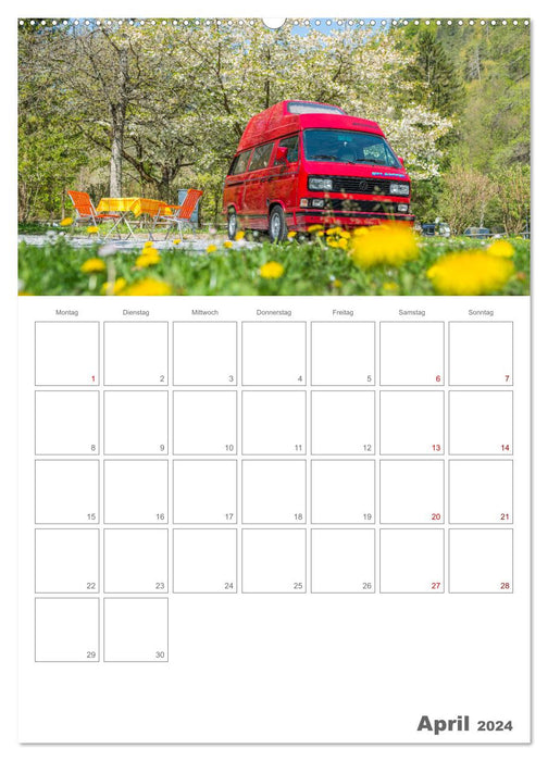 Wohnmobil Jahresplaner (CALVENDO Premium Wandkalender 2024)