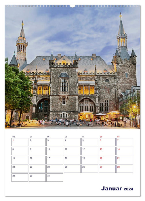 Zauberhaftes Aachen (CALVENDO Wandkalender 2024)
