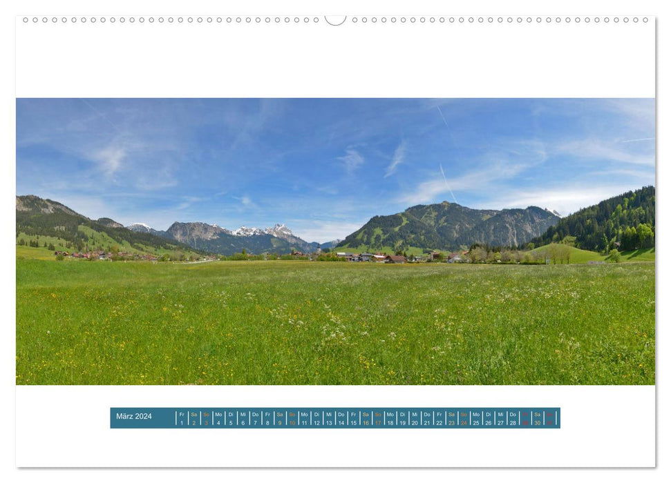 Fantastic Alpine landscapes (CALVENDO Premium Wall Calendar 2024) 