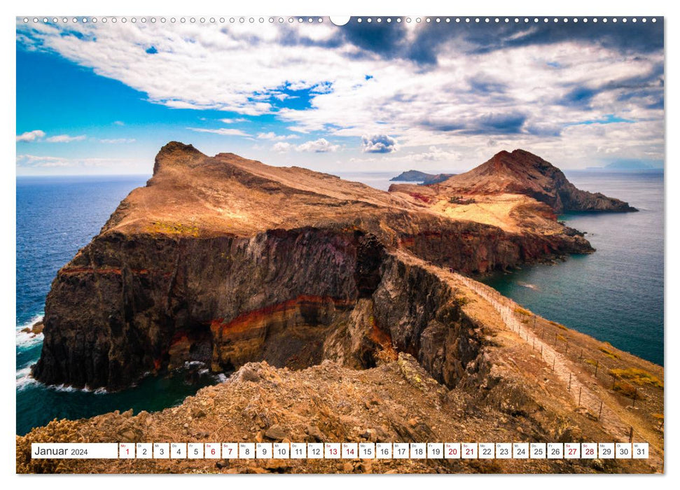 Madeira - A pearl in the Atlantic Ocean (CALVENDO Premium Wall Calendar 2024) 