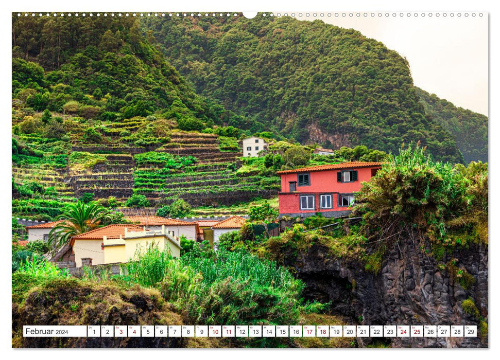 Madeira - Eine Perle im Atlantischen Ozean (CALVENDO Premium Wandkalender 2024)