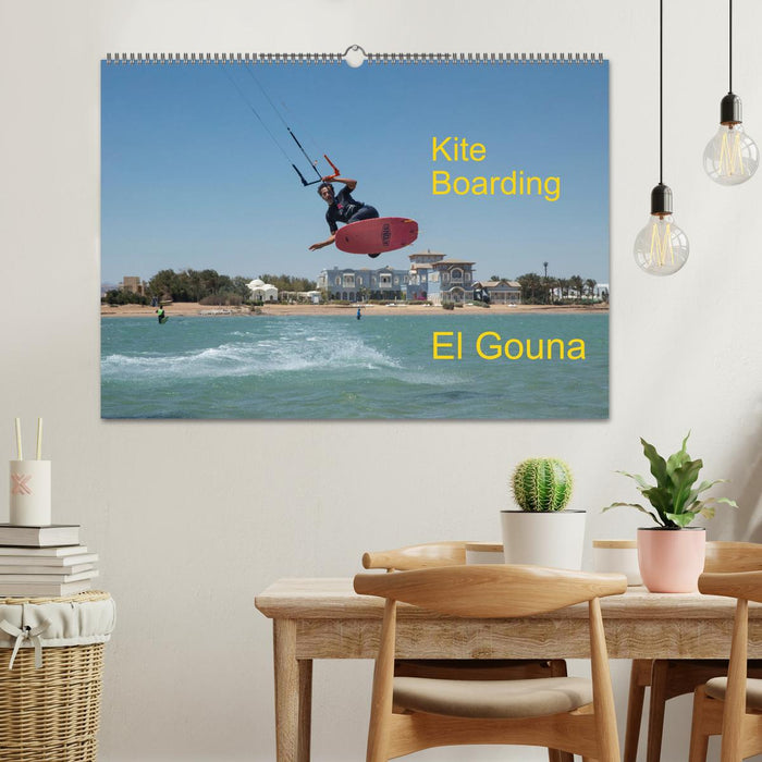 Kite Boarding El Gouna (CALVENDO Wall Calendar 2024) 