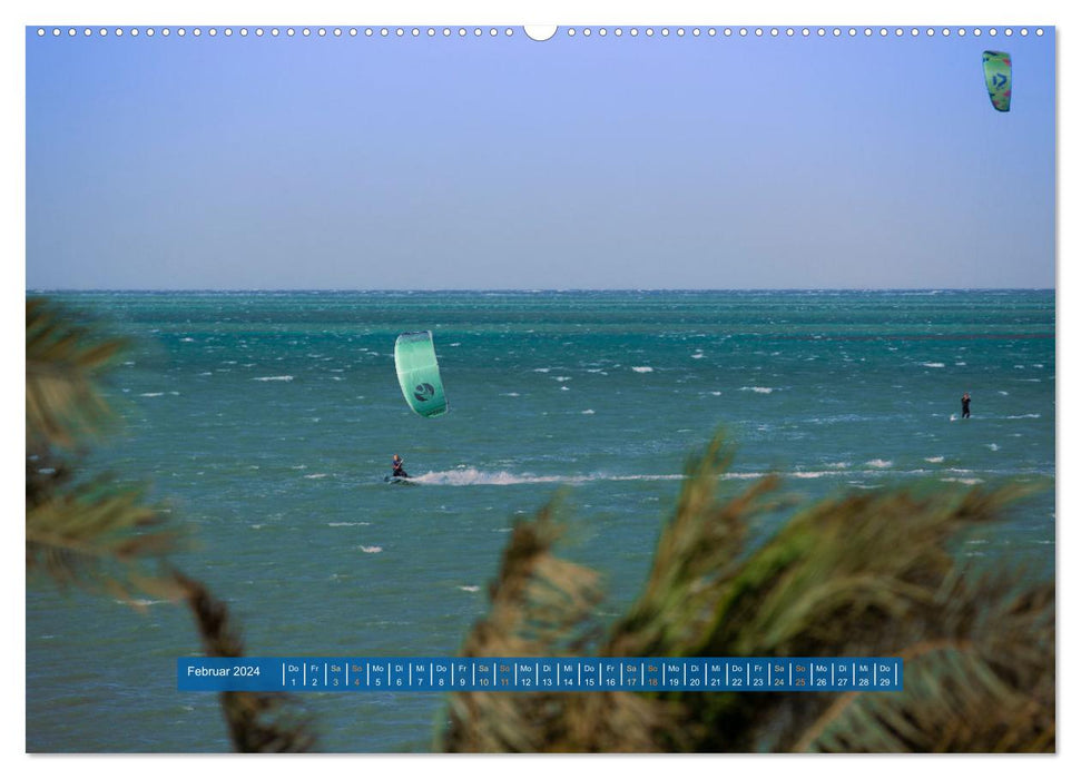 Kite Boarding El Gouna (CALVENDO Wall Calendar 2024) 