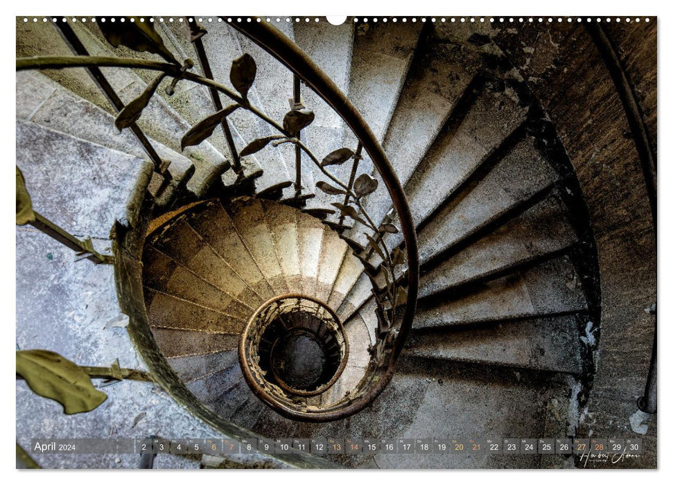 Lostplaces Silent Places II (CALVENDO Premium Wall Calendar 2024) 