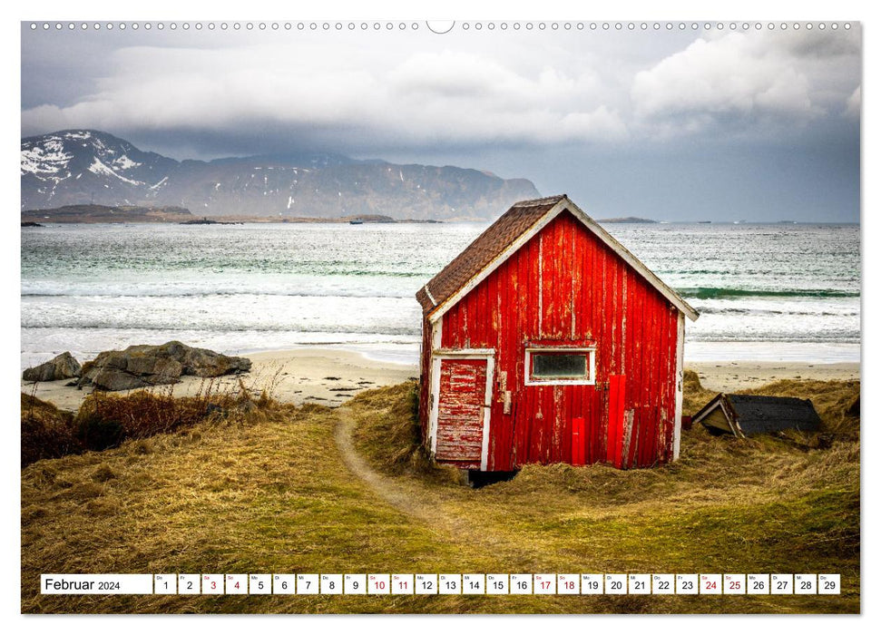 Lofoten - A journey through Northern Norway (CALVENDO Premium Wall Calendar 2024) 