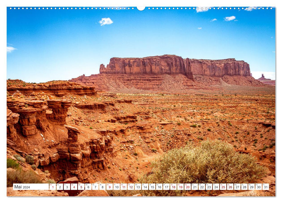 États-Unis : Paysages des États occidentaux (Calvendo Premium Wall Calendar 2024) 