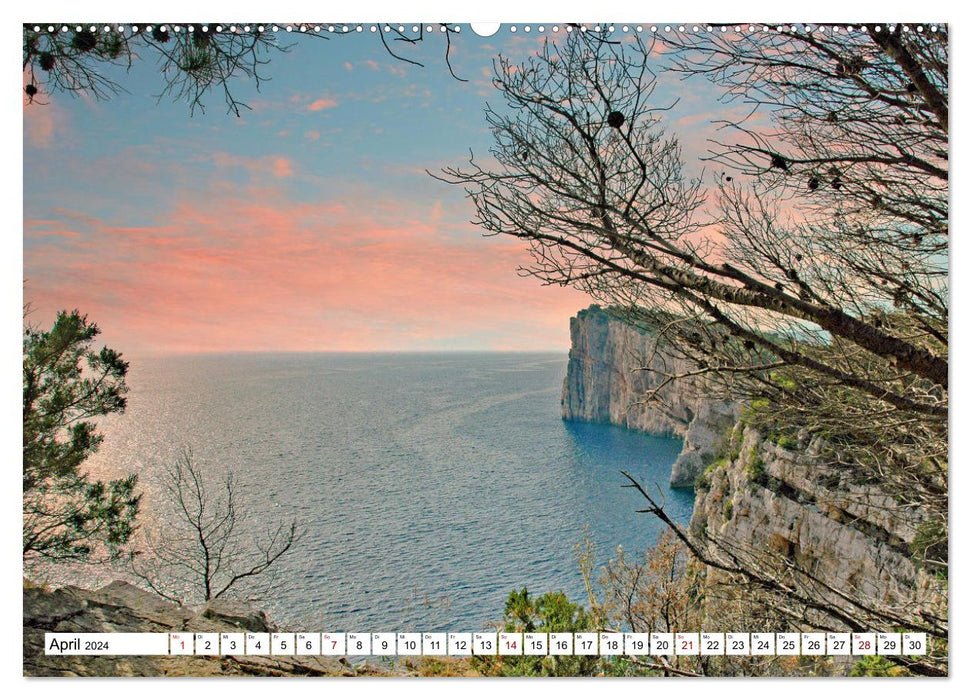 Sailing paradise Croatia (CALVENDO Premium wall calendar 2024) 