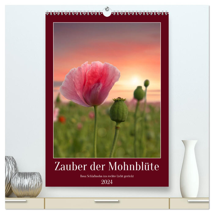 Magic of the Poppy Blossom (CALVENDO Premium Wall Calendar 2024) 