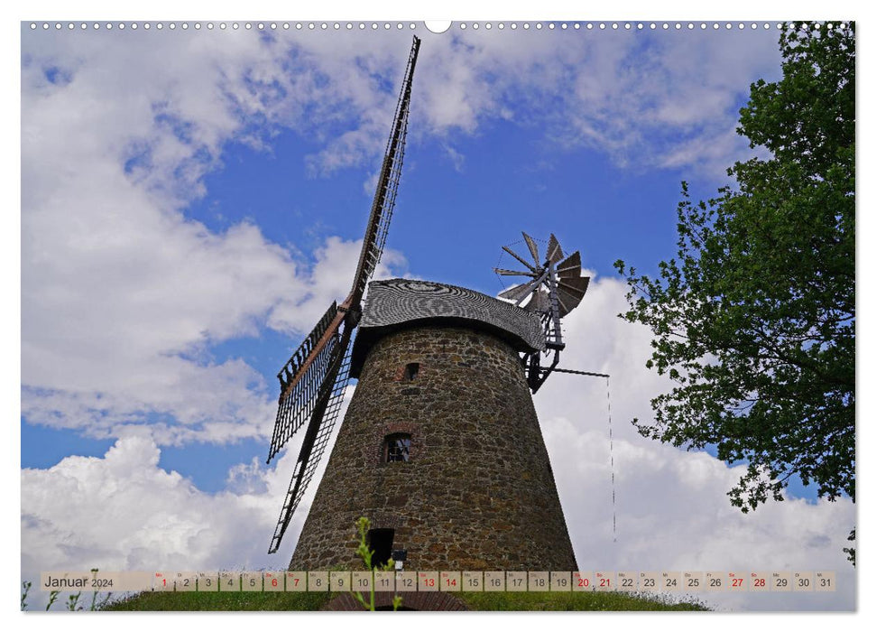 Fascination Wall-Holländer Greftmühle in Nordhemmern (CALVENDO Premium Wall Calendar 2024) 