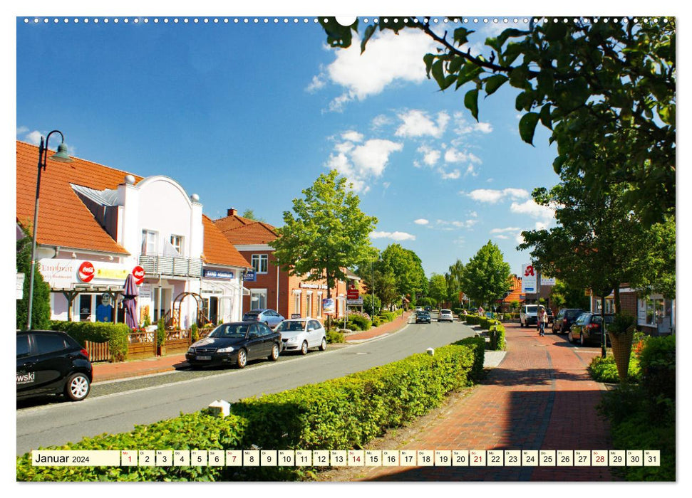 Picture book village Wiefelstede (CALVENDO wall calendar 2024) 