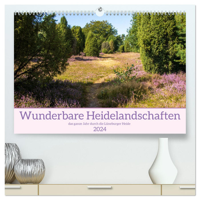 Wunderbare Heidelandschaften (CALVENDO Premium Wandkalender 2024)