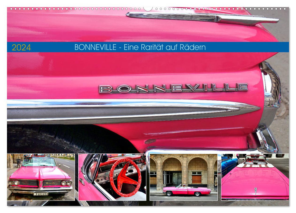 BONNEVILLE - Une rareté sur roulettes (Calendrier mural CALVENDO 2024) 