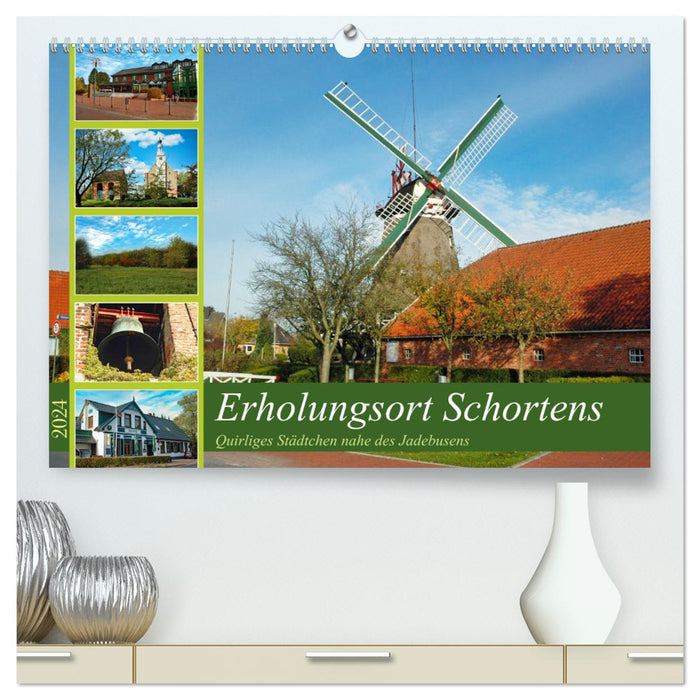 Schortens resort (CALVENDO Premium wall calendar 2024) 