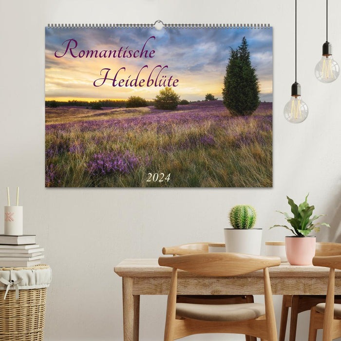 Romantische Heideblüte (CALVENDO Wandkalender 2024)