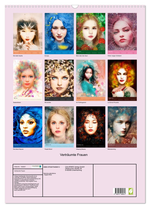 Dreamy Women (CALVENDO Wall Calendar 2024) 