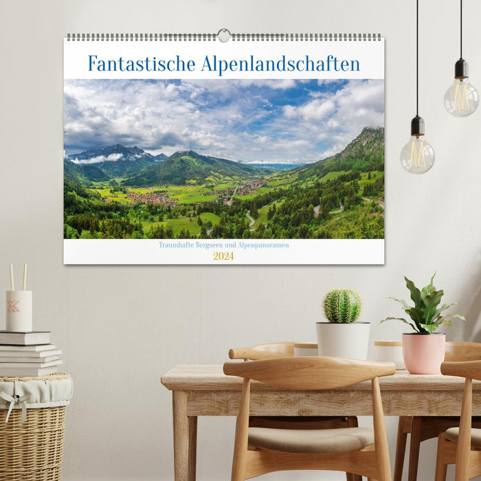 Fantastic Alpine landscapes (CALVENDO wall calendar 2024) 