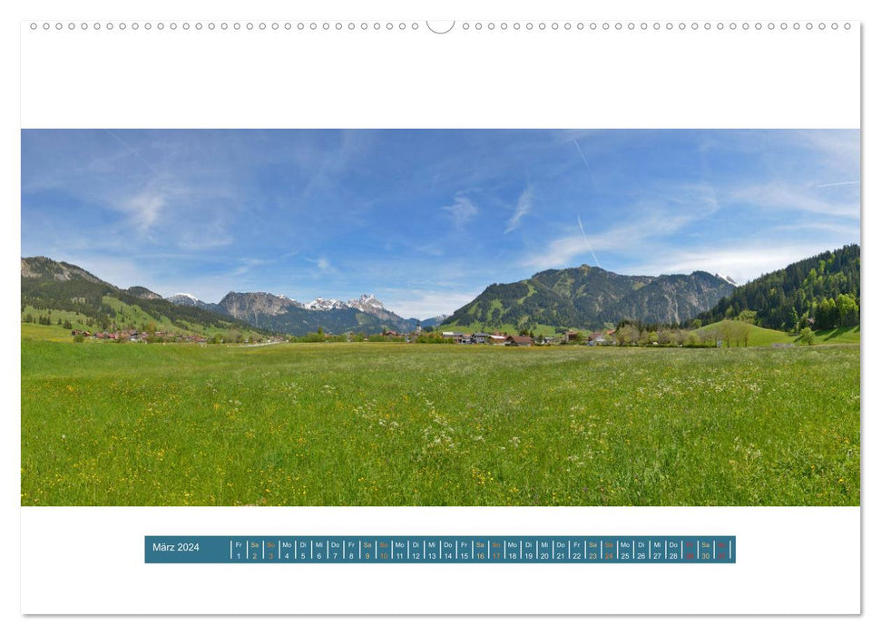 Fantastic Alpine landscapes (CALVENDO wall calendar 2024) 