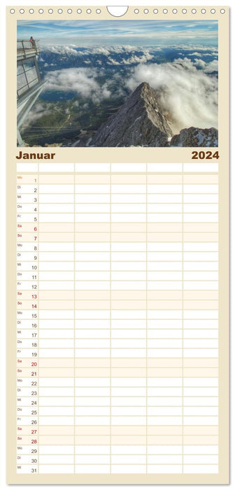 Zauber der Zugspitze (CALVENDO Familienplaner 2024)