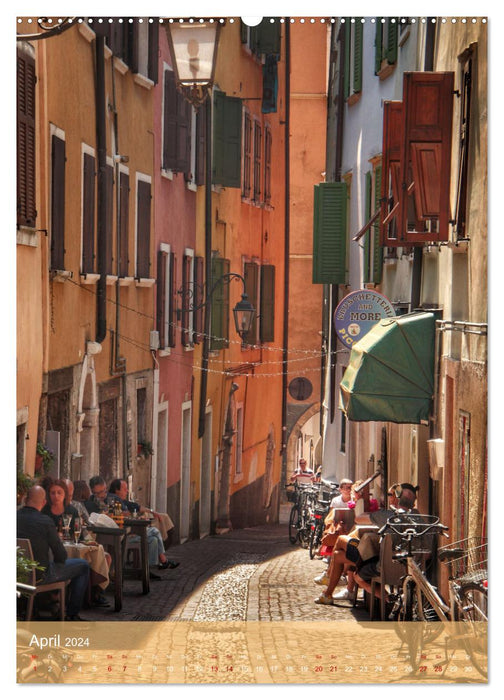 Ruelles de rêve sur le lac de Garde (Calendrier mural CALVENDO Premium 2024) 