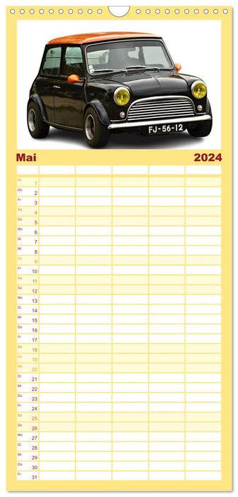 Mein Autokalender (CALVENDO Familienplaner 2024)