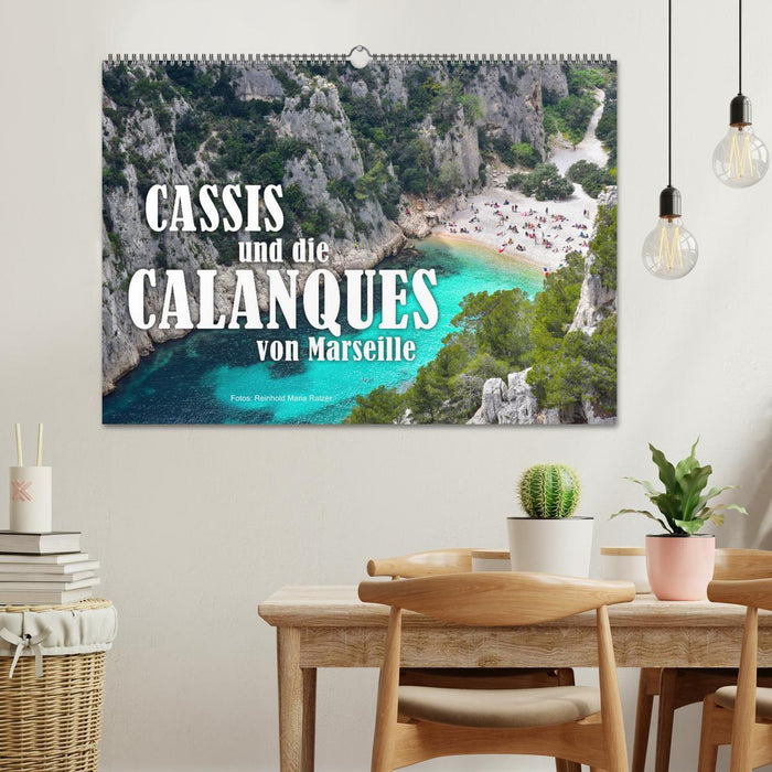 Cassis und die Calanques von Marseille (CALVENDO Wandkalender 2024)