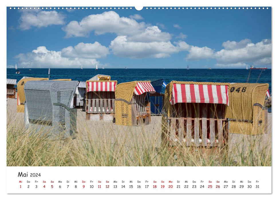 Enjoy the Kiel Fjord (CALVENDO Premium Wall Calendar 2024) 