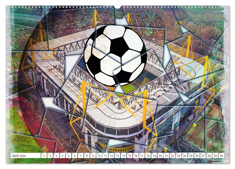 Allons à Dortmund (Calendrier mural CALVENDO 2024) 