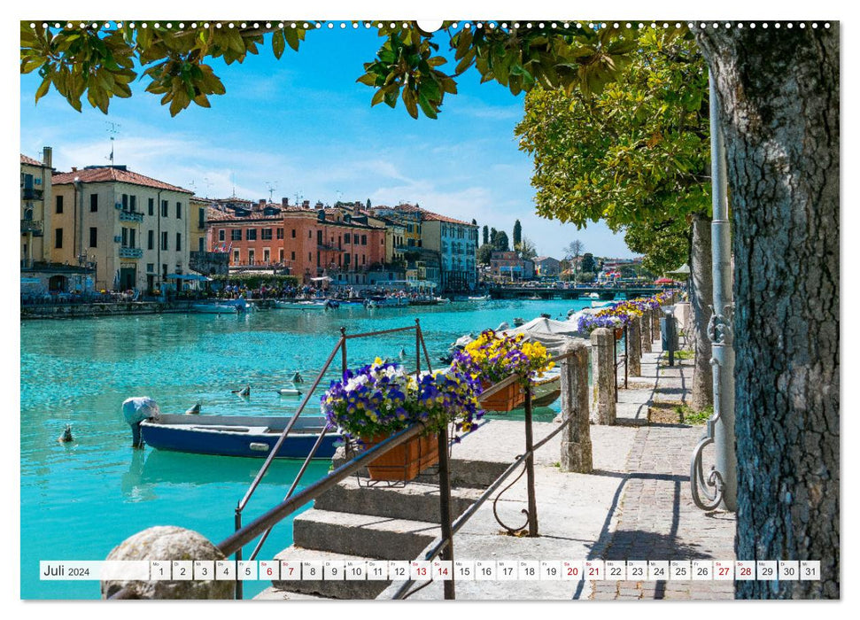 Traumziel am Gardasee. Peschiera del Garda (CALVENDO Premium Wandkalender 2024)