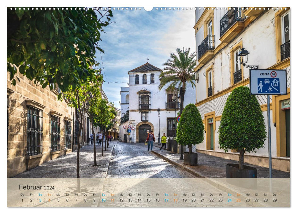 Jerez de la Frontera - Heimatstadt des Sherry (CALVENDO Wandkalender 2024)