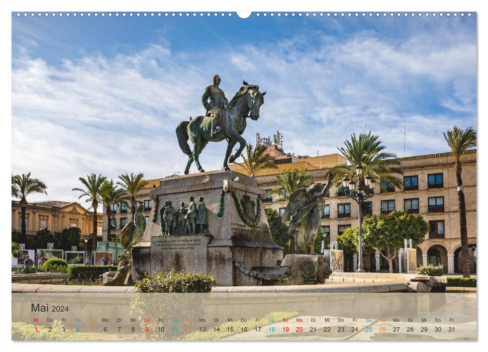 Jerez de la Frontera - ville natale du xérès (calendrier mural CALVENDO 2024) 