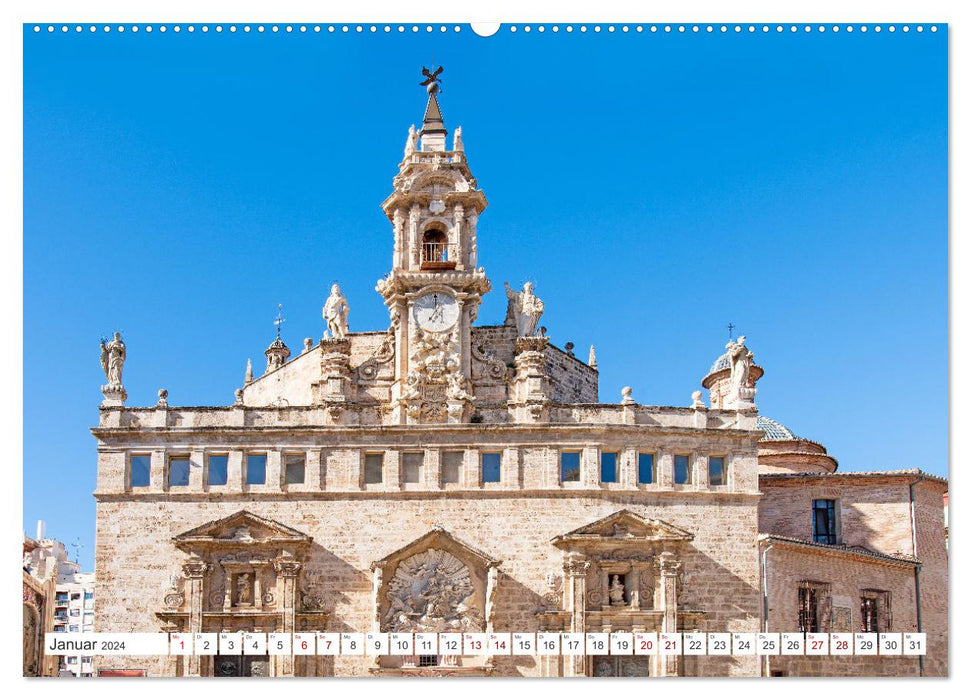 Valencia - city with a special magic (CALVENDO Premium Wall Calendar 2024) 