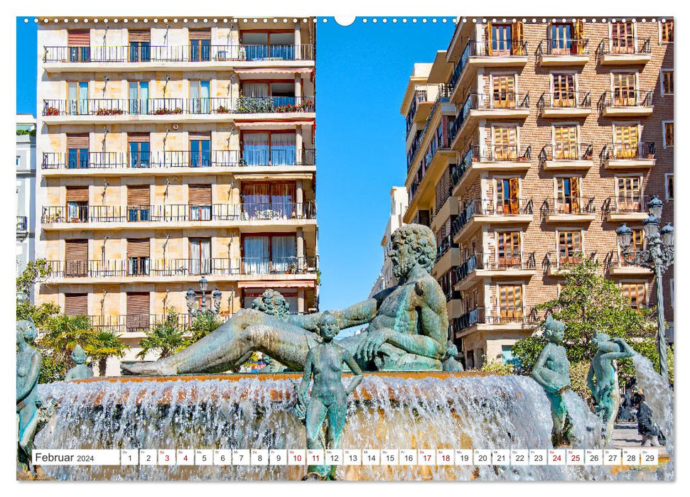 Valencia - city with a special magic (CALVENDO Premium Wall Calendar 2024) 