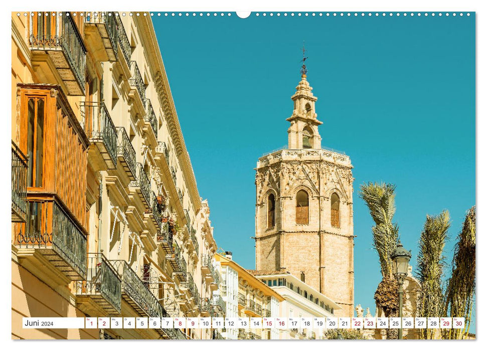 Valencia - city with a special magic (CALVENDO Premium Wall Calendar 2024) 