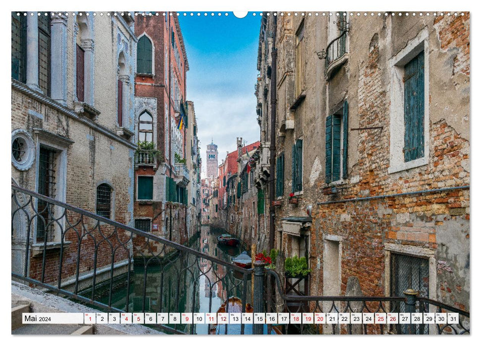 Venedig. Lagunenstadt in Italien (CALVENDO Premium Wandkalender 2024)