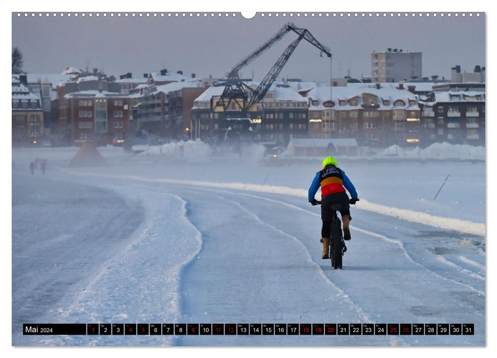 Lulea - Wintertraum in Schwedisch Lappland (CALVENDO Premium Wandkalender 2024)