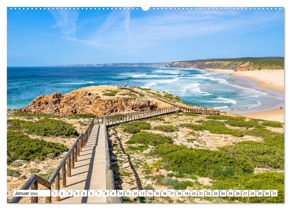 Algarve - Les paysages côtiers pittoresques du Portugal (Calendrier mural CALVENDO 2024) 