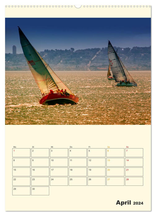 Segeln bis zum Horizont (CALVENDO Premium Wandkalender 2024)